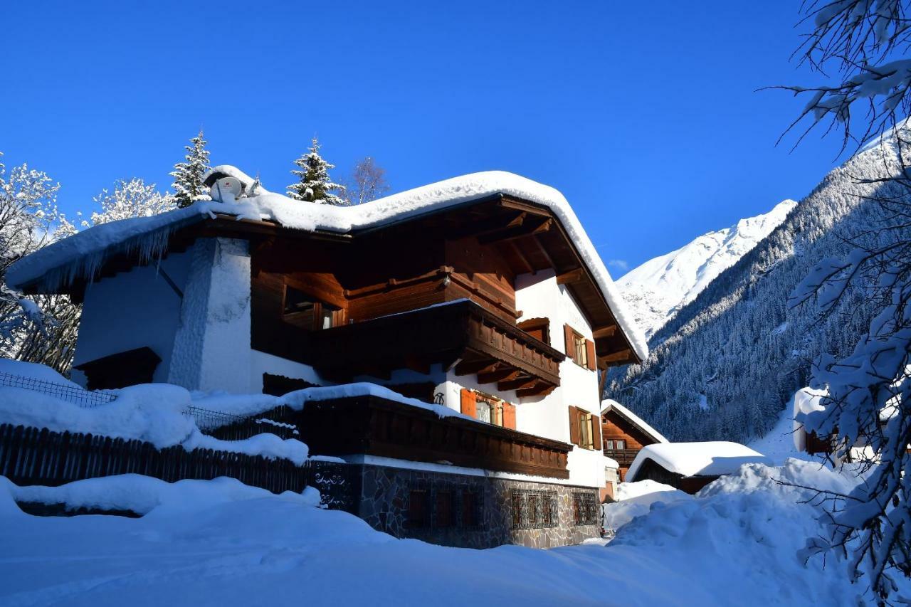 Apartamento Haus Hubertus Sankt Leonhard im Pitztal Exterior foto